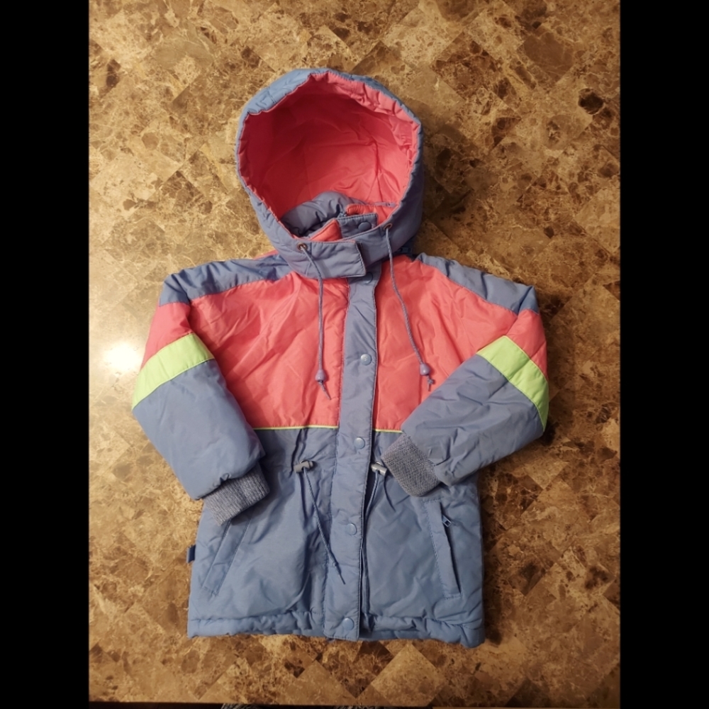 Very warm winter jacket, size 6, EUC